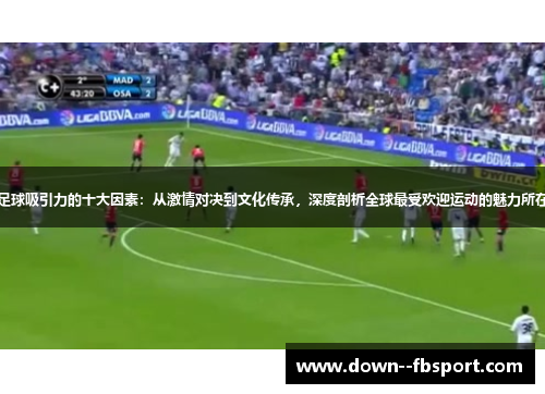 足球吸引力的十大因素:从激情对决到文化传承,深度剖析全球最受欢迎运动的魅力所在 足球吸引力的十大因素:从激情对决到文化传承,深度剖析全球最受欢迎运动的魅力所在